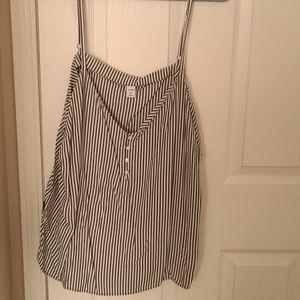 Light blue and White Stripe Tank Top
